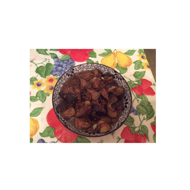 肉末炒茄子