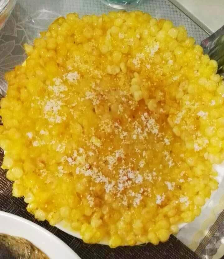 明媚宝贝儿做的黄金玉米烙