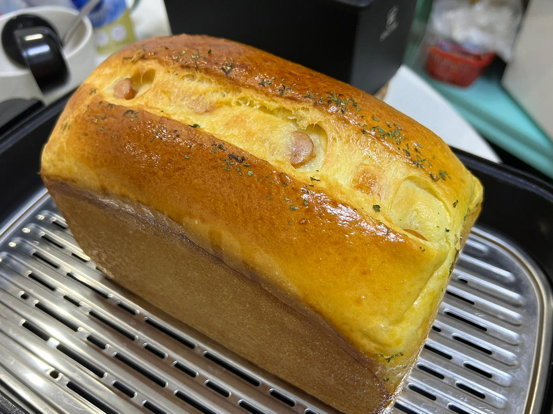 超软拉丝牛奶吐司🍞一次发酵