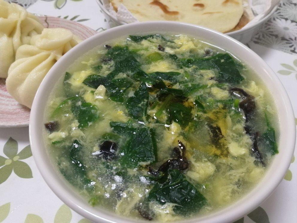 菠菜鸡蛋汤
