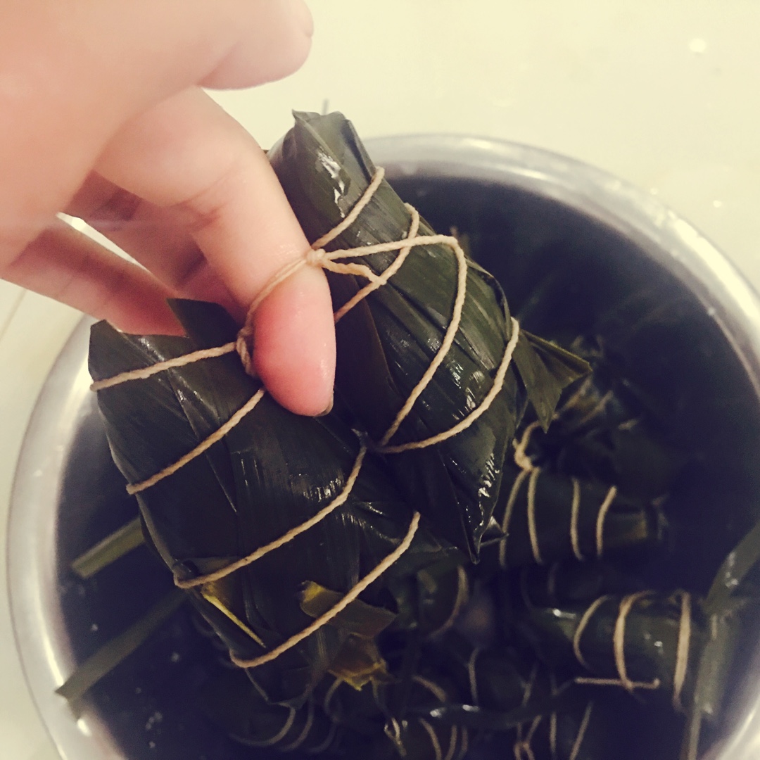 简单红豆小粽子