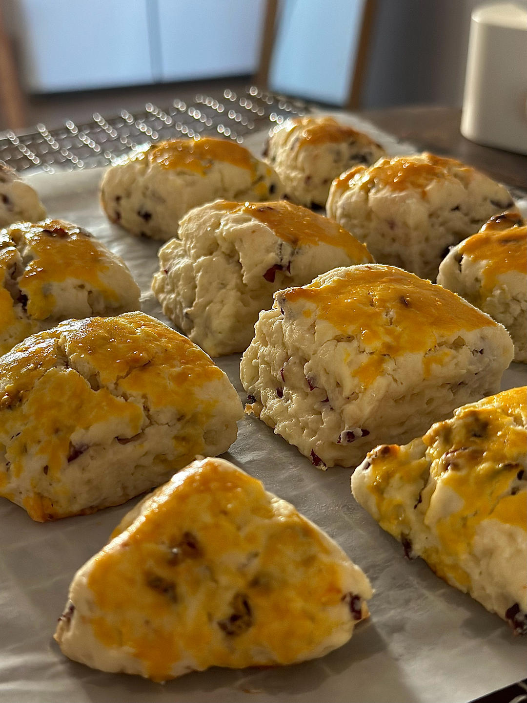 消耗淡奶油的司康