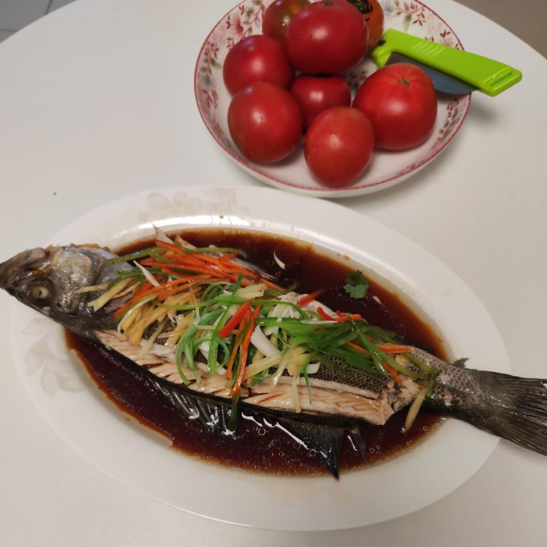 清蒸鲈鱼（桂鱼、多宝、鸦片鱼等）