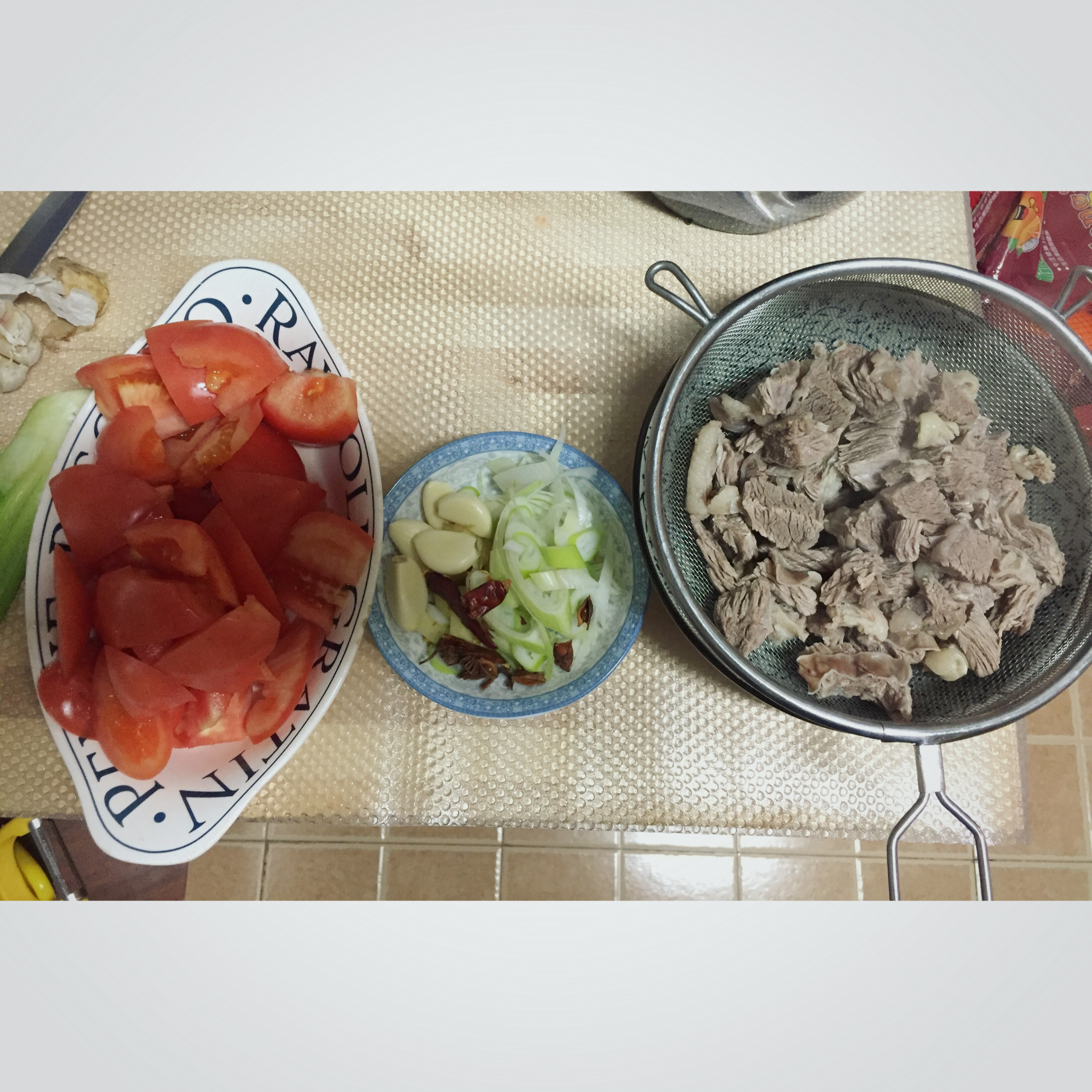 西红柿牛腩