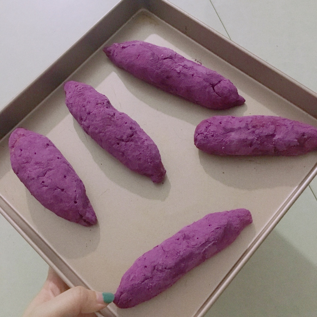 火爆ins/YouTube的韩国紫薯面包