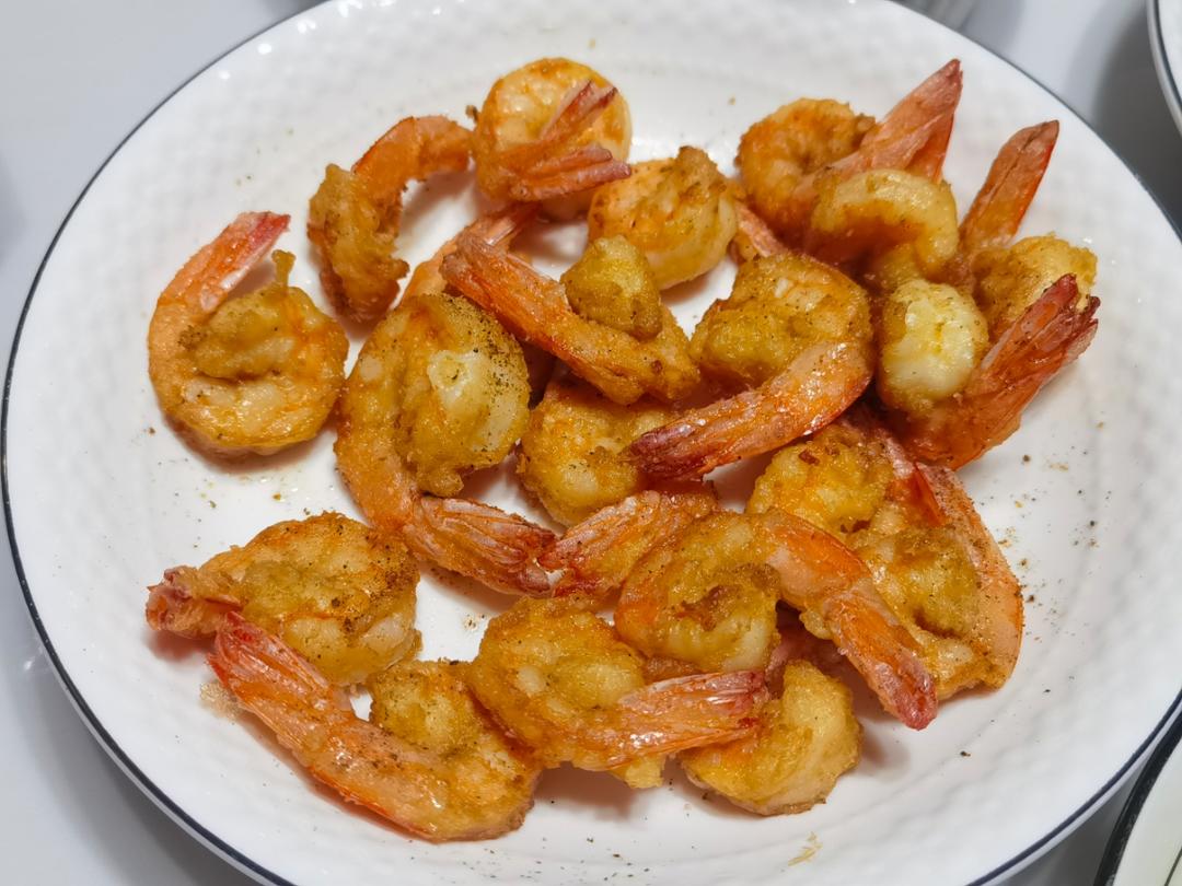 绝对不能错过！好吃到舔盘的椒盐大虾🦐