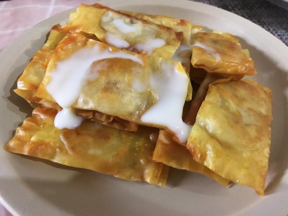 苹果派（馄饨皮版，三种做法）