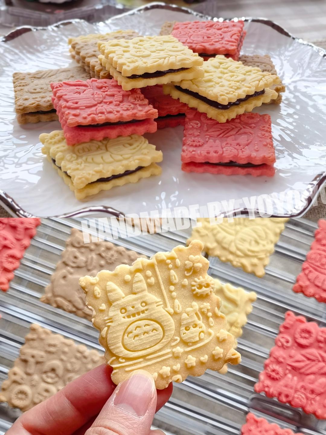 龙猫可可夹心饼干