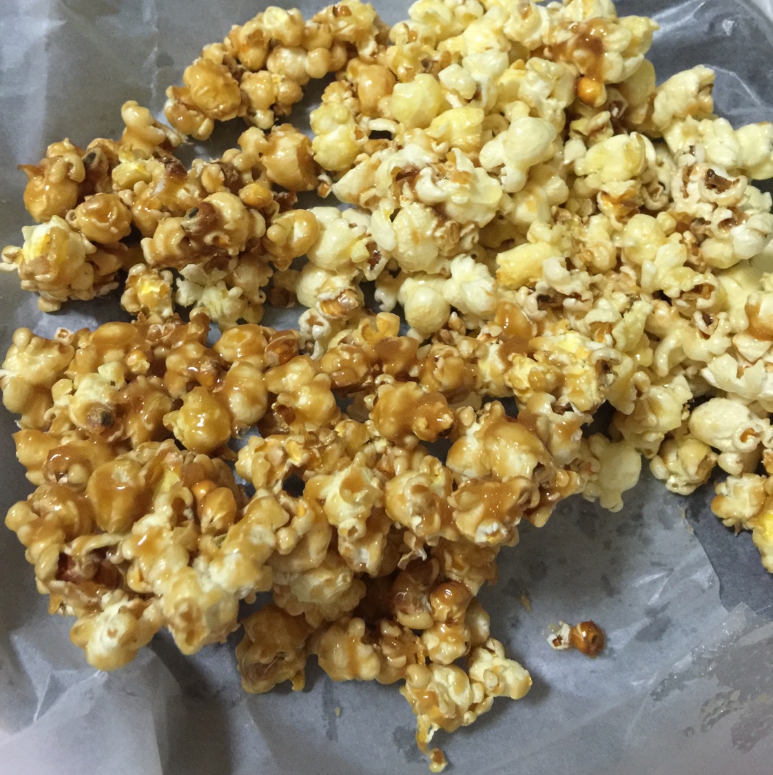 焦糖爆米花