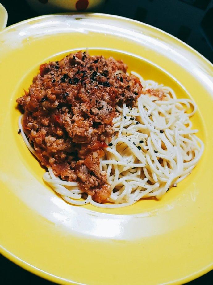 超简单肉酱意大利面