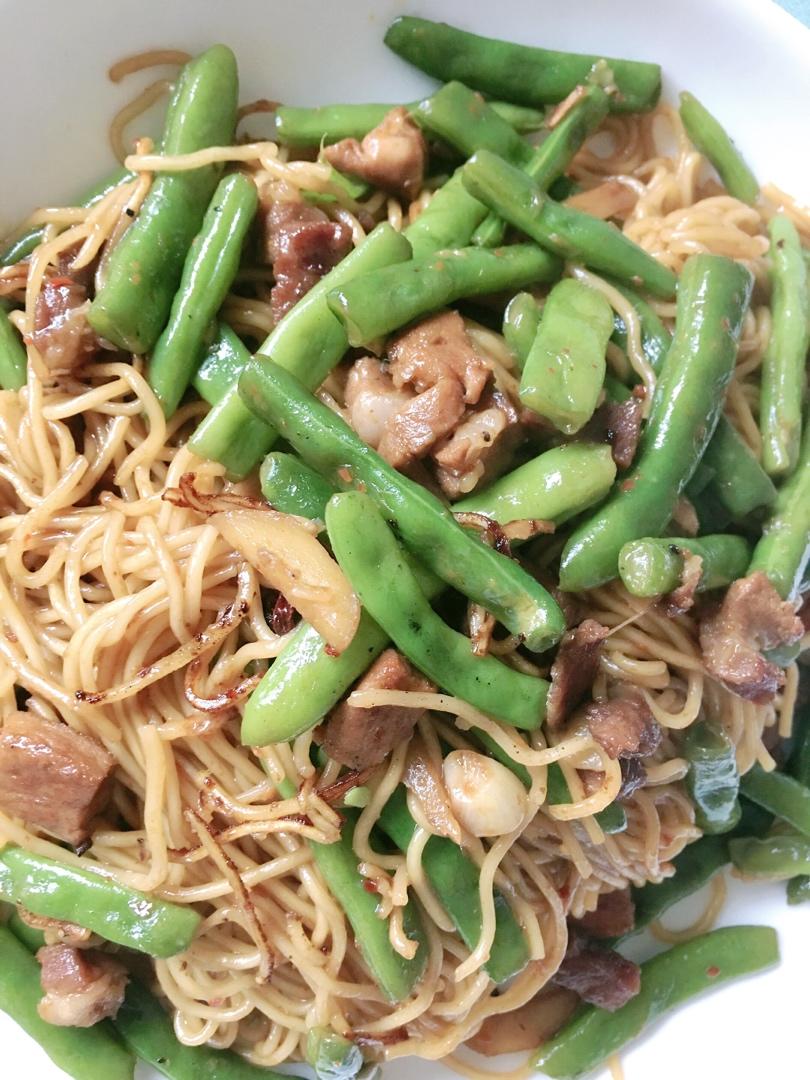 家常豆角焖面