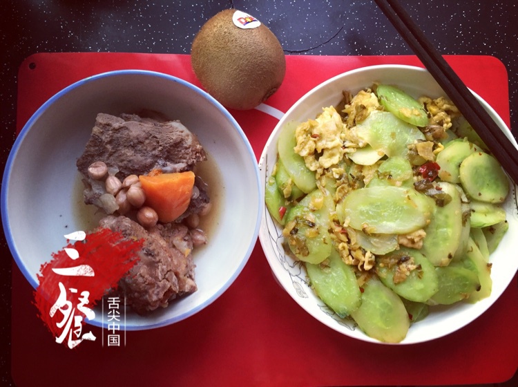 黄瓜炒鸡蛋