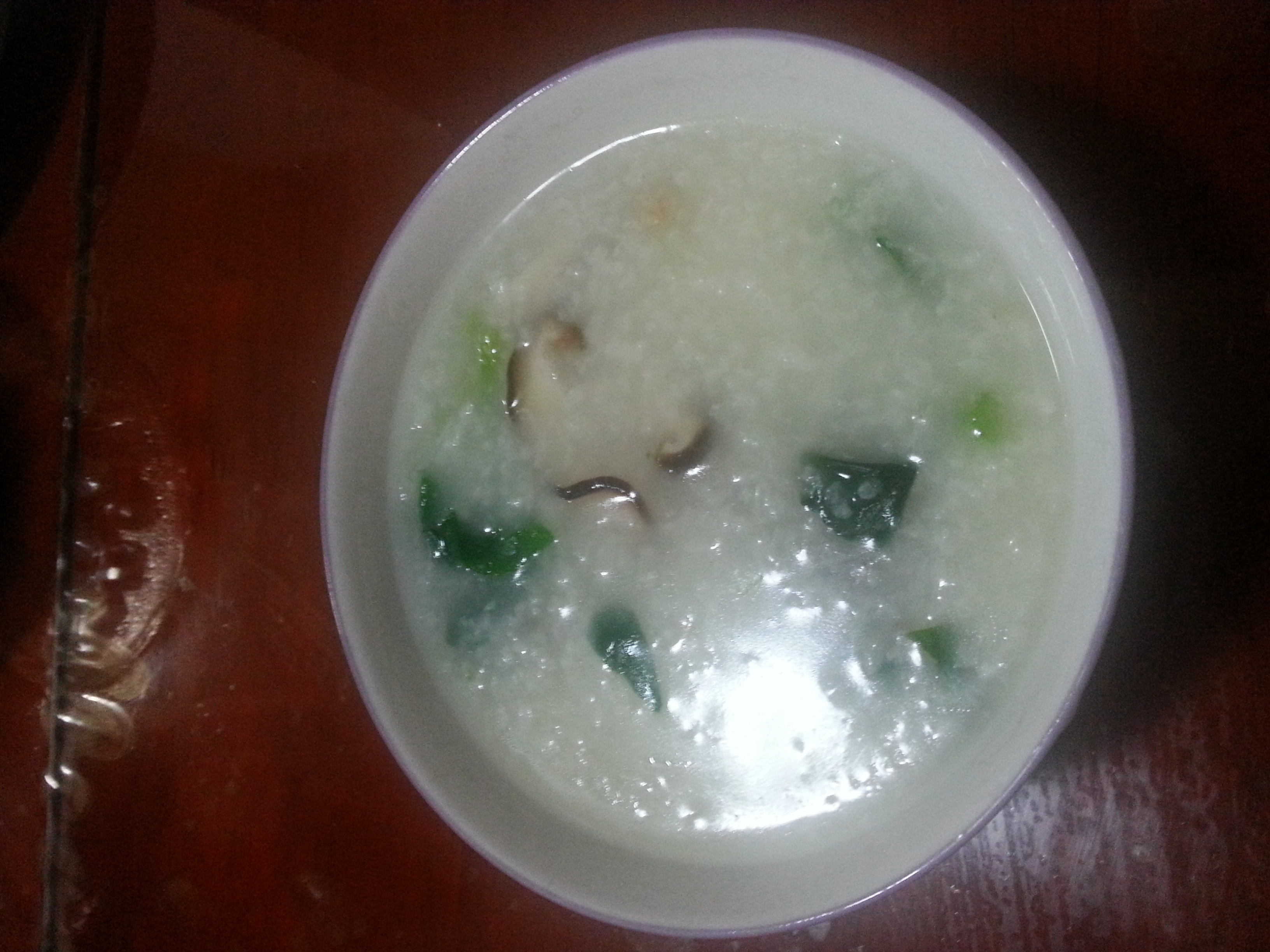 香菇鸡肉粥