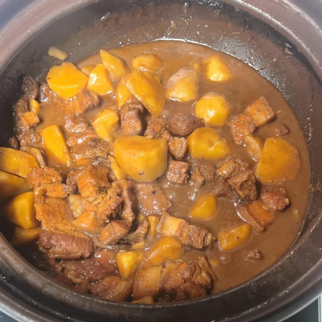 红烧肉炖土豆（丝毫不腻）