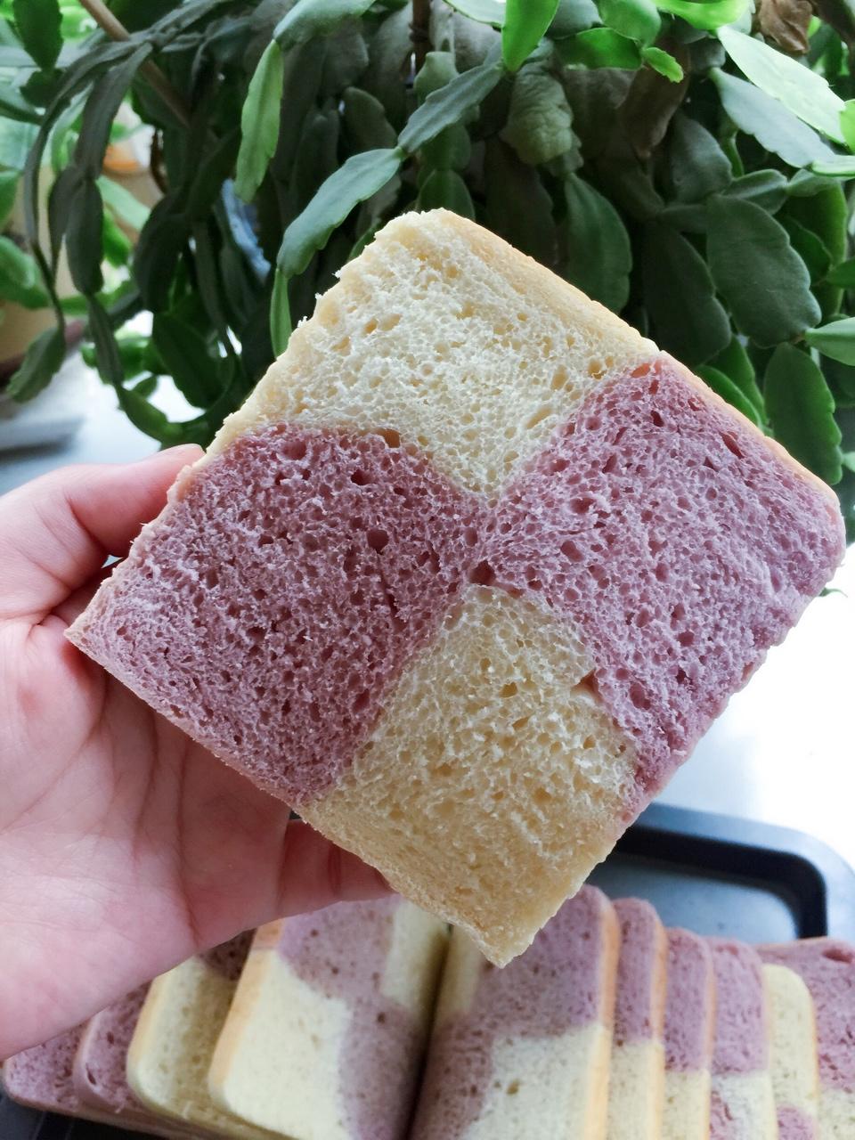 棋格吐司~天然酵种(波兰种)