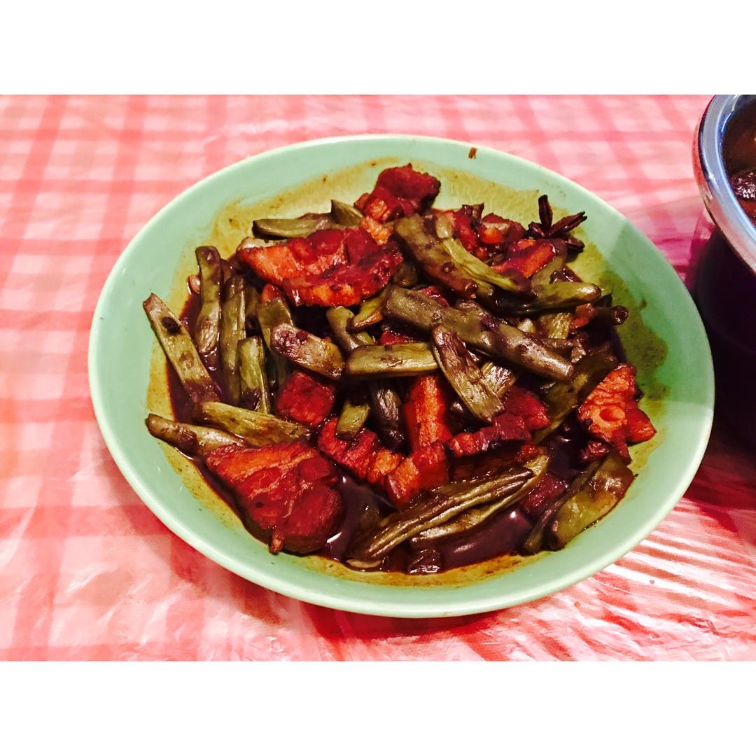 豆角炖肉