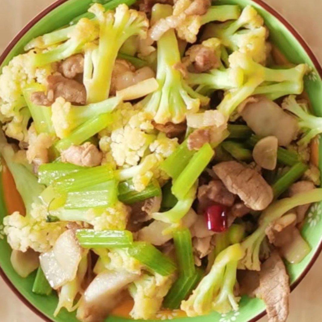 和饭店一个味道的干锅花菜