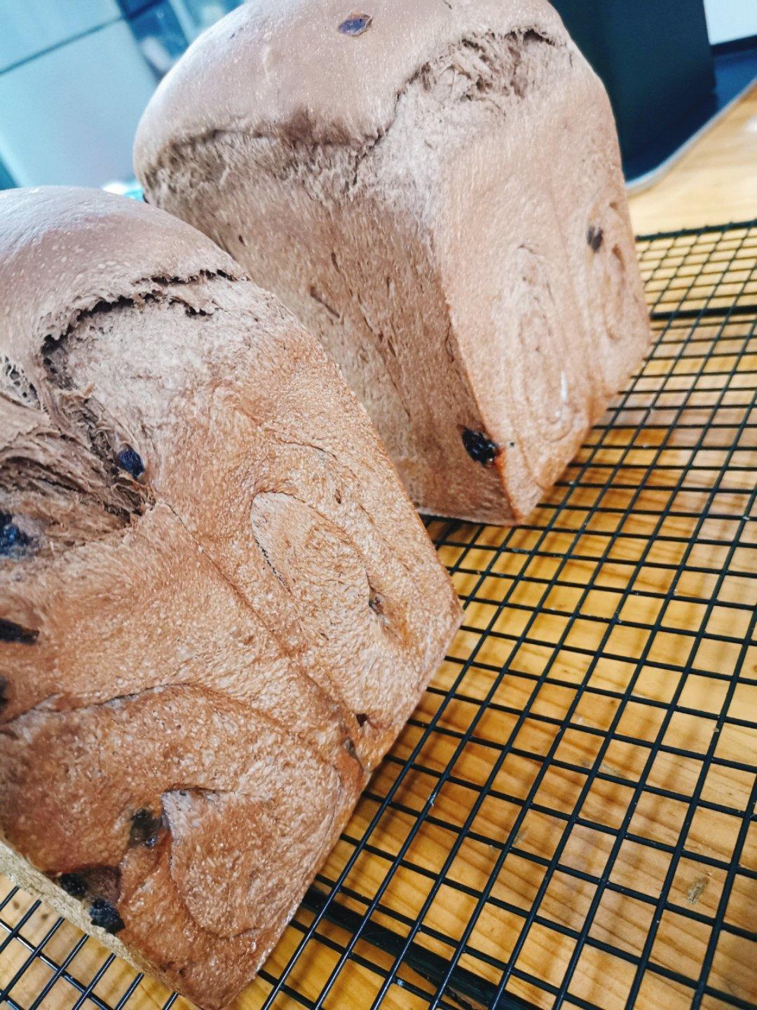 巧克力蔓越莓吐司