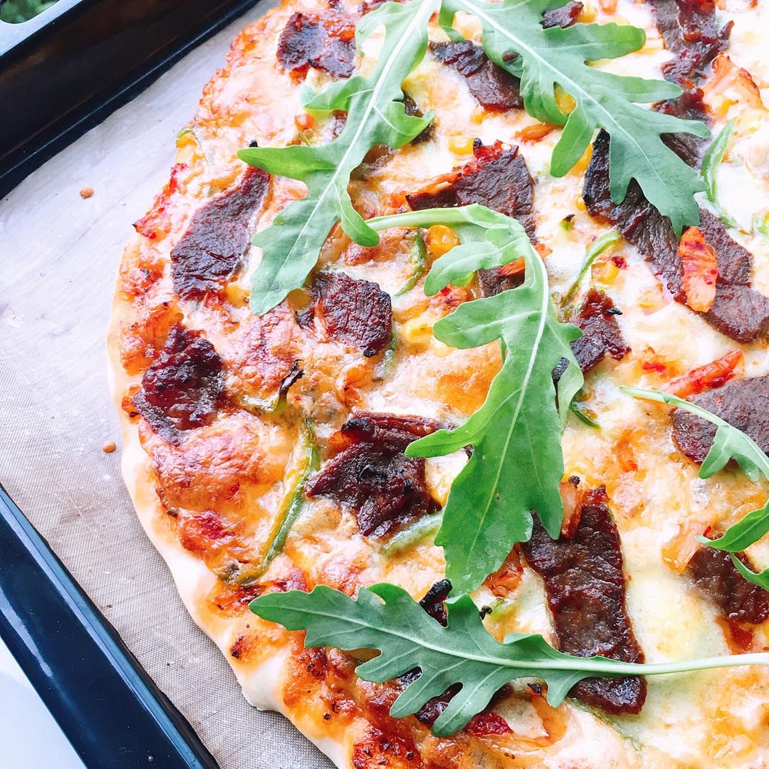 萨拉米薄底披萨 Salami Pizza