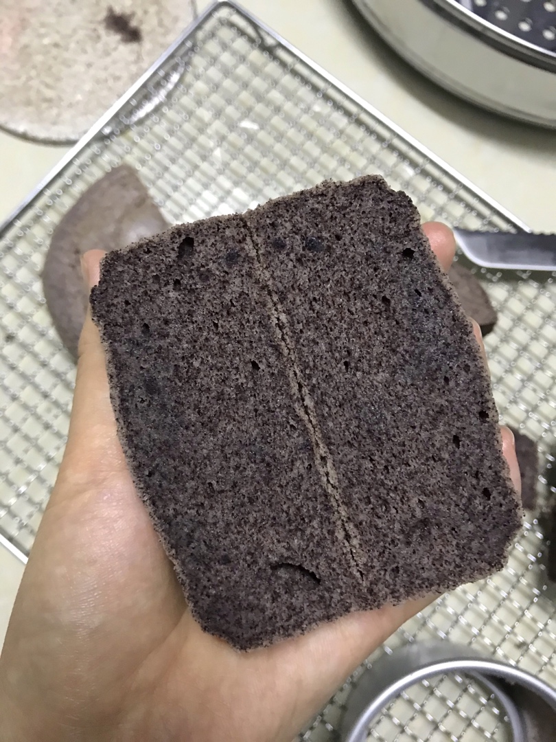 黑米蒸蛋糕