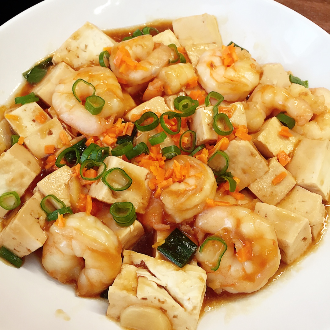 虾仁豆腐