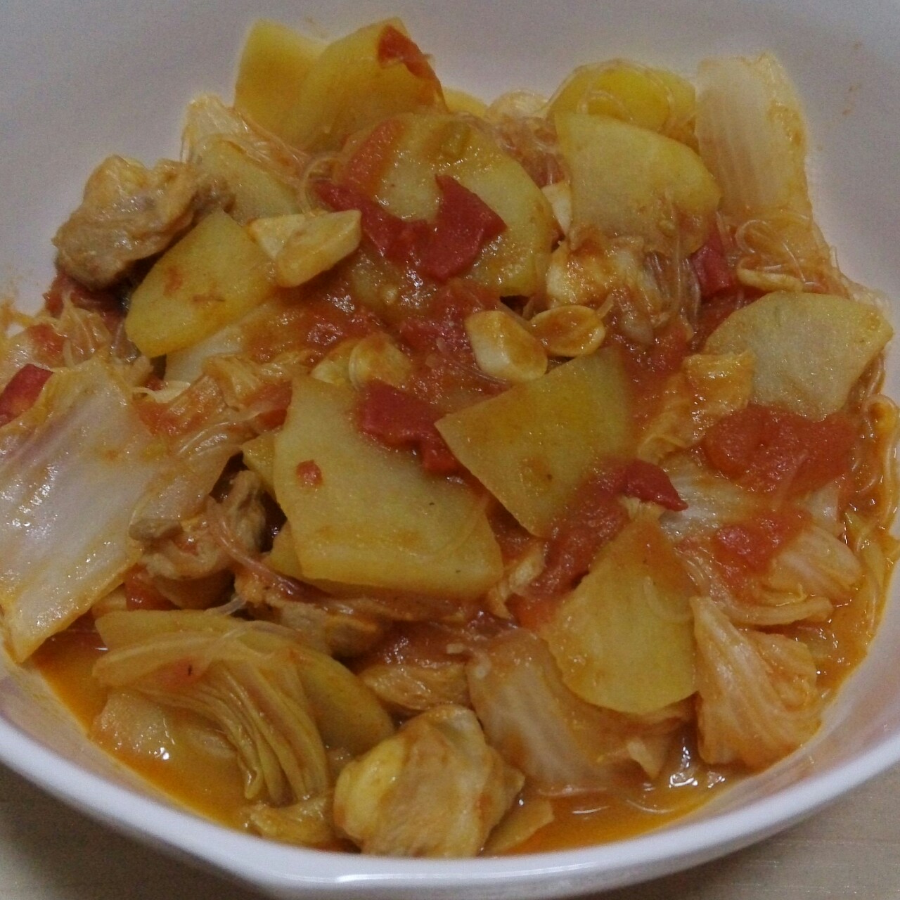 番茄土豆炖牛腩