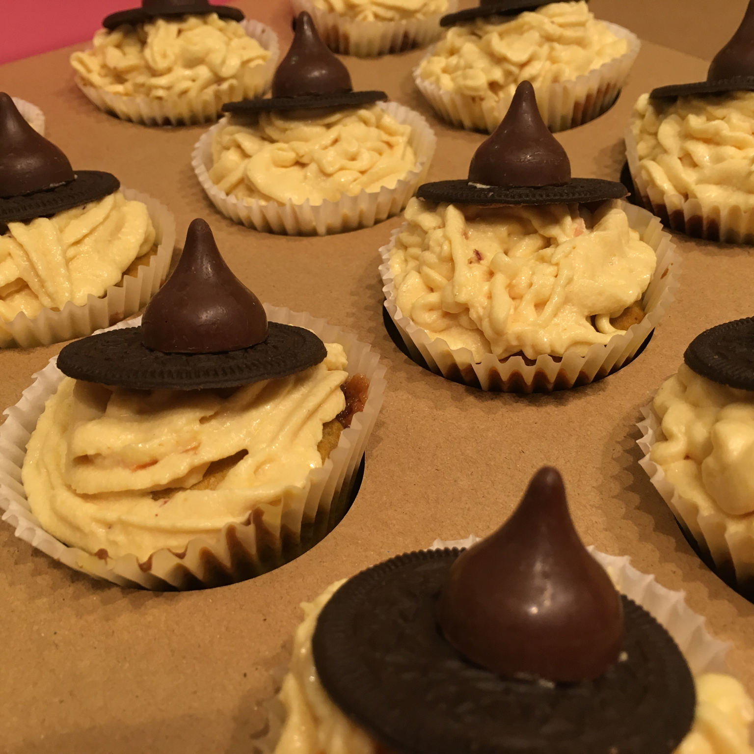 【万圣节】女巫帽子cupcake—美的T7-L382B智烤大师