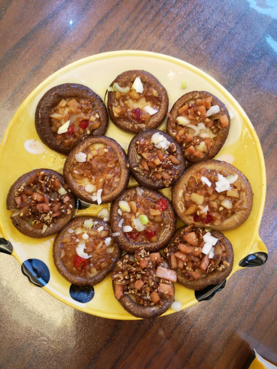 蒜蓉孜然烤香菇