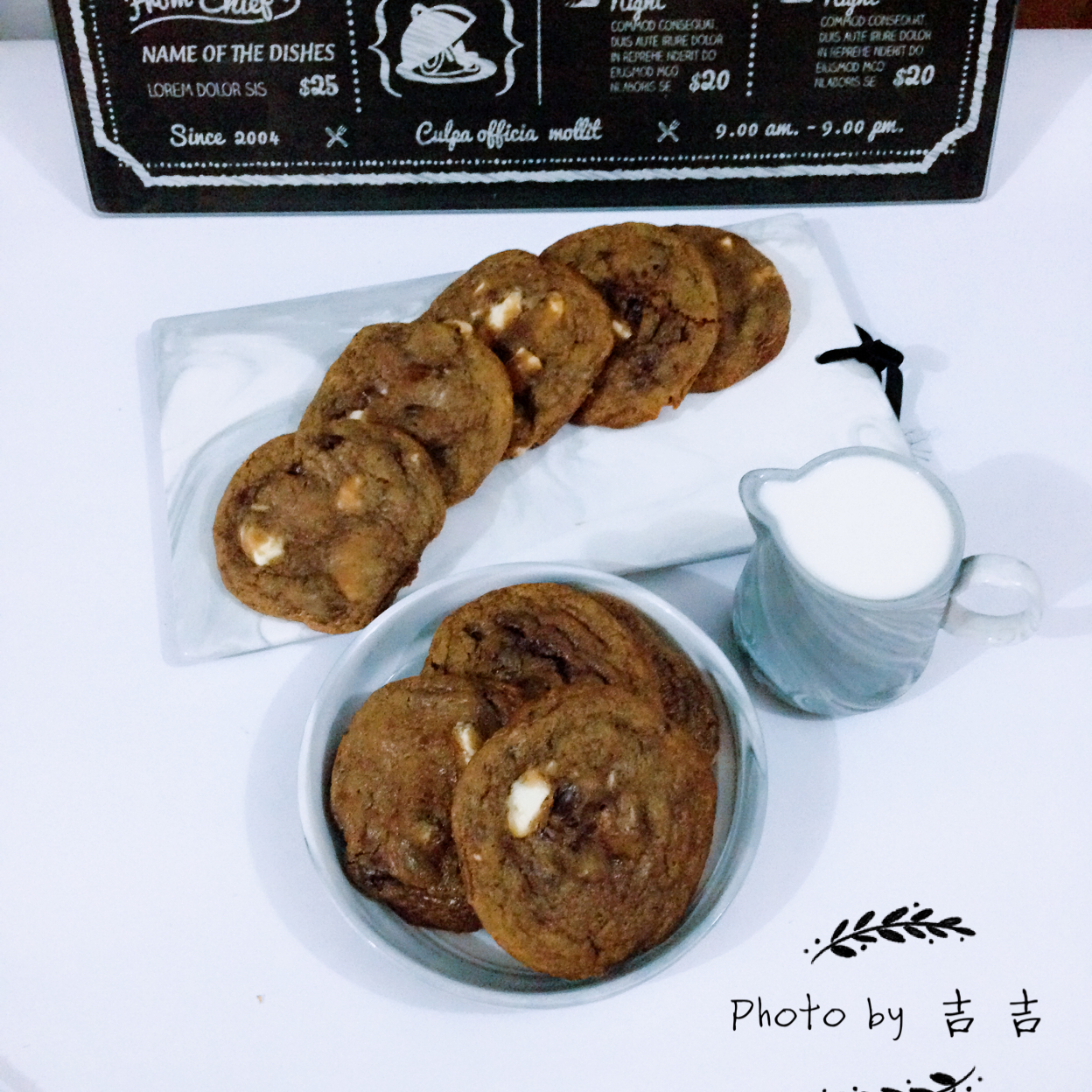 褐色黄油巧克力奇普饼干