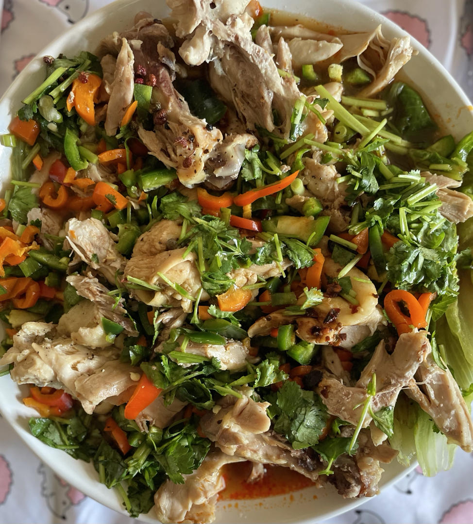 手撕椒麻鸡