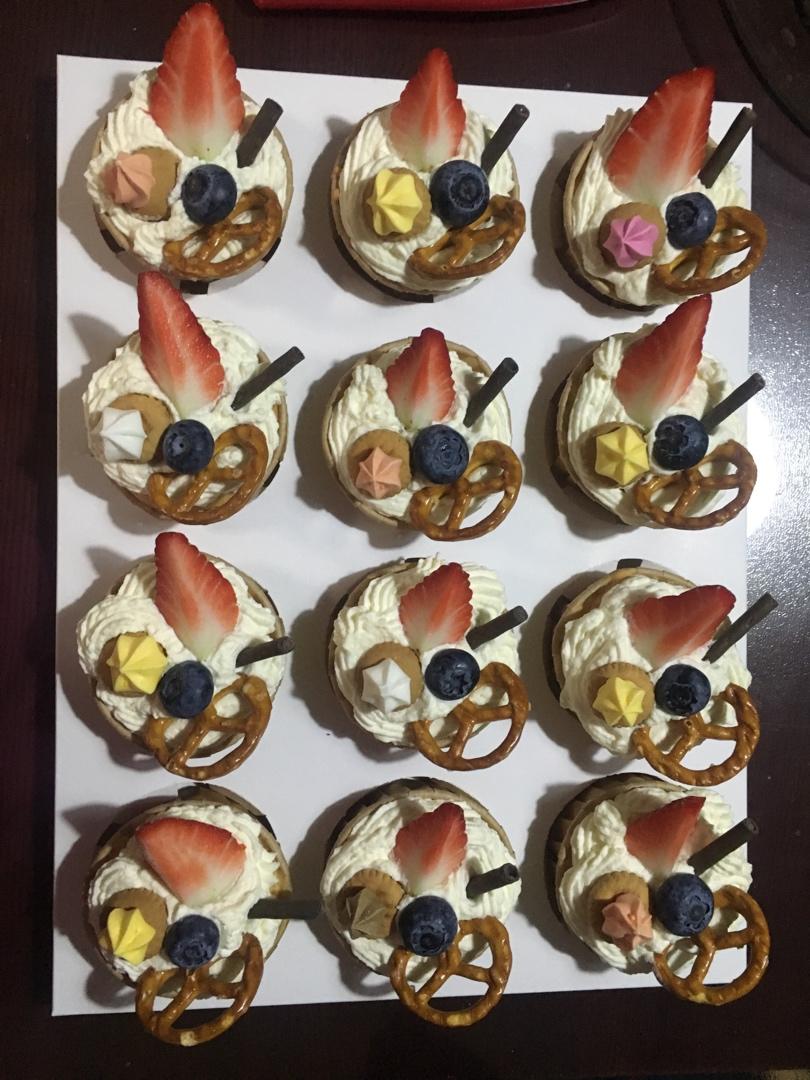纸杯蛋糕装饰