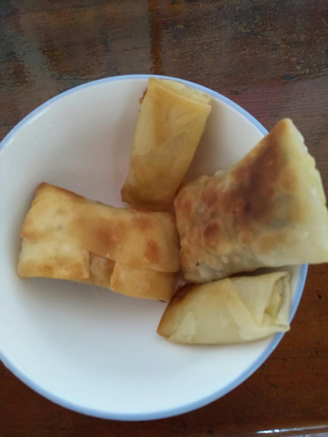 家庭版KFC红豆派――红豆味春卷