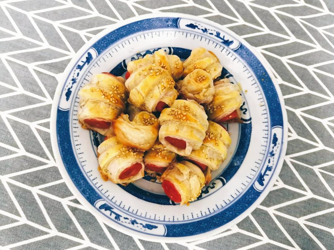 香肠可颂🥐（手抓饼版）
