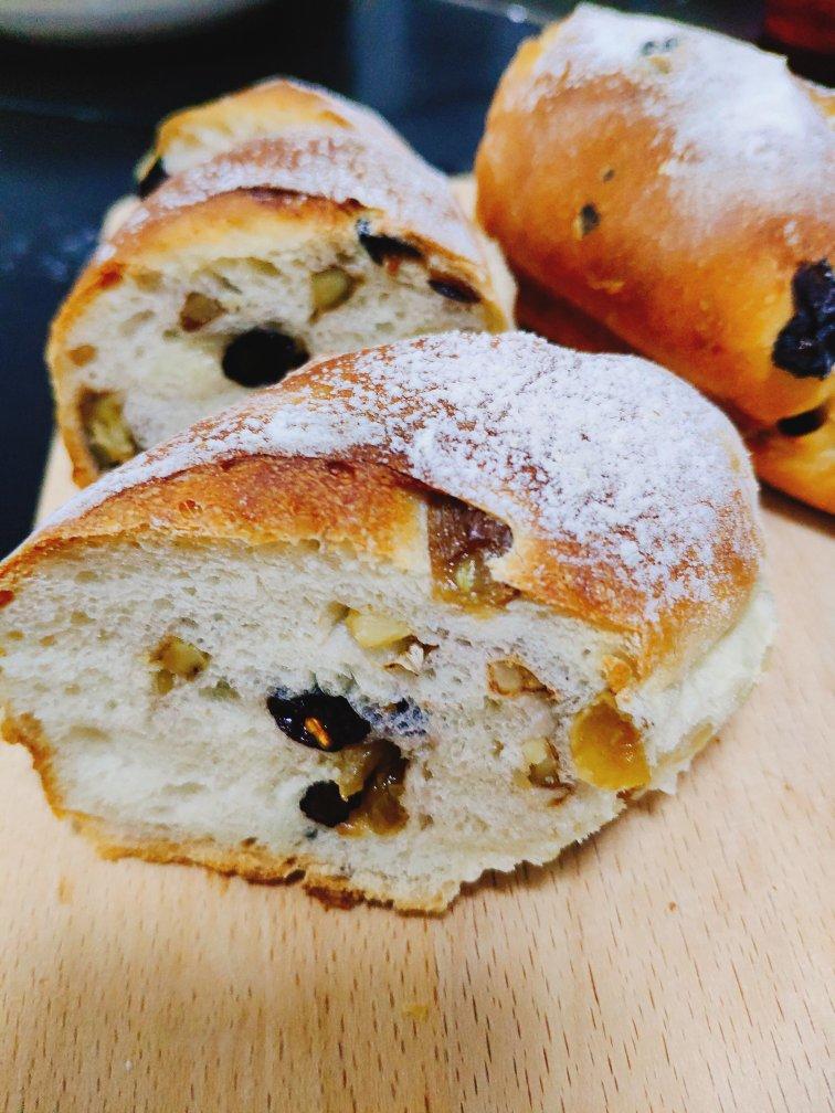 全麦核桃包～软欧包