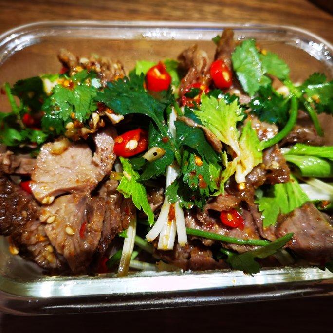 干拌牛肉，待客下酒的好菜