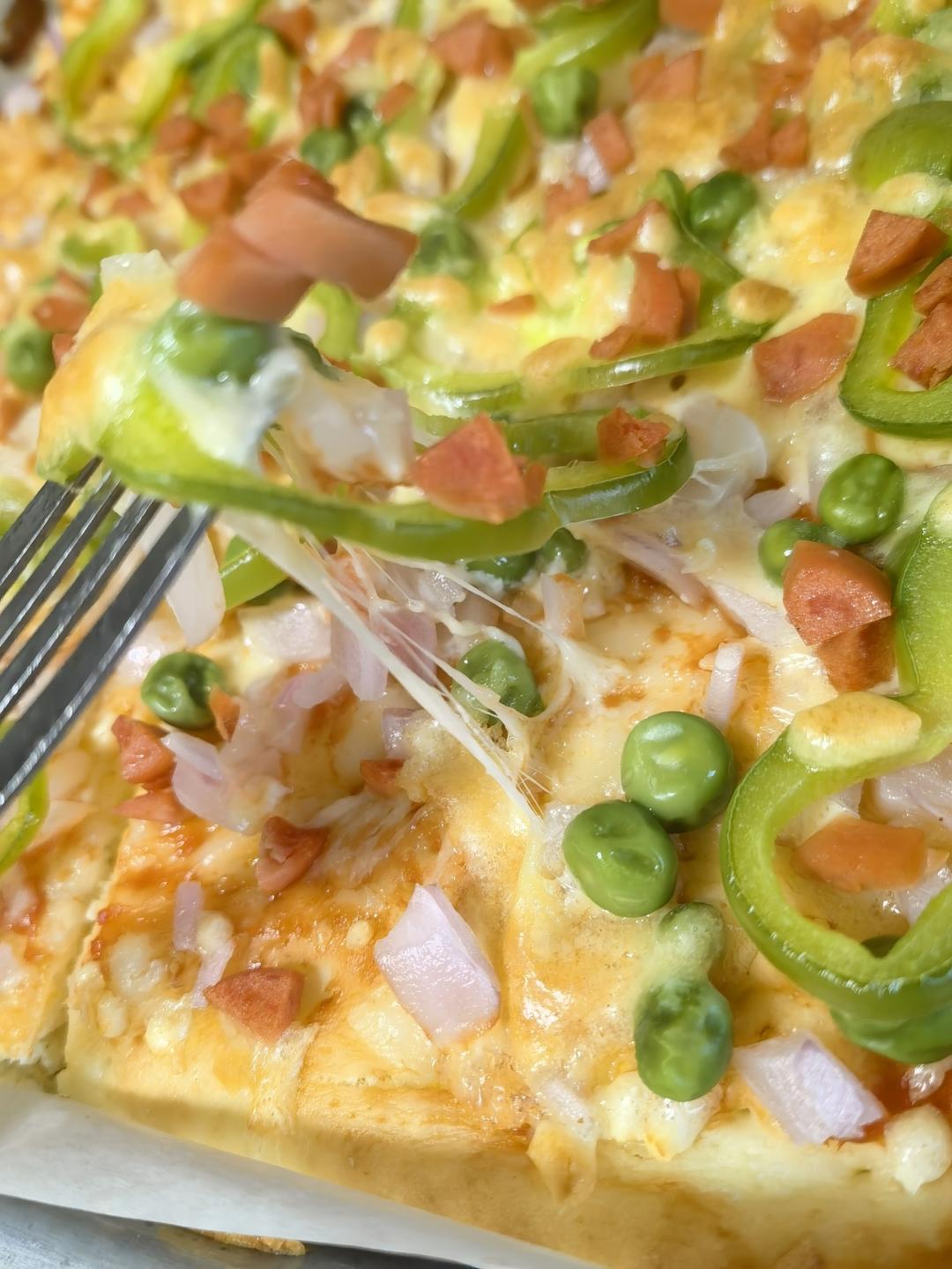 11寸方盘披萨！一次性满足！