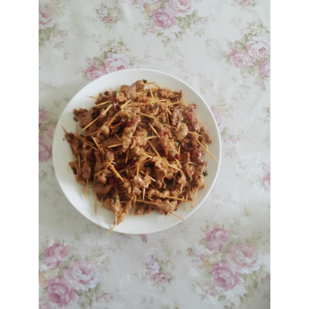 牙签牛肉 道地湖南味