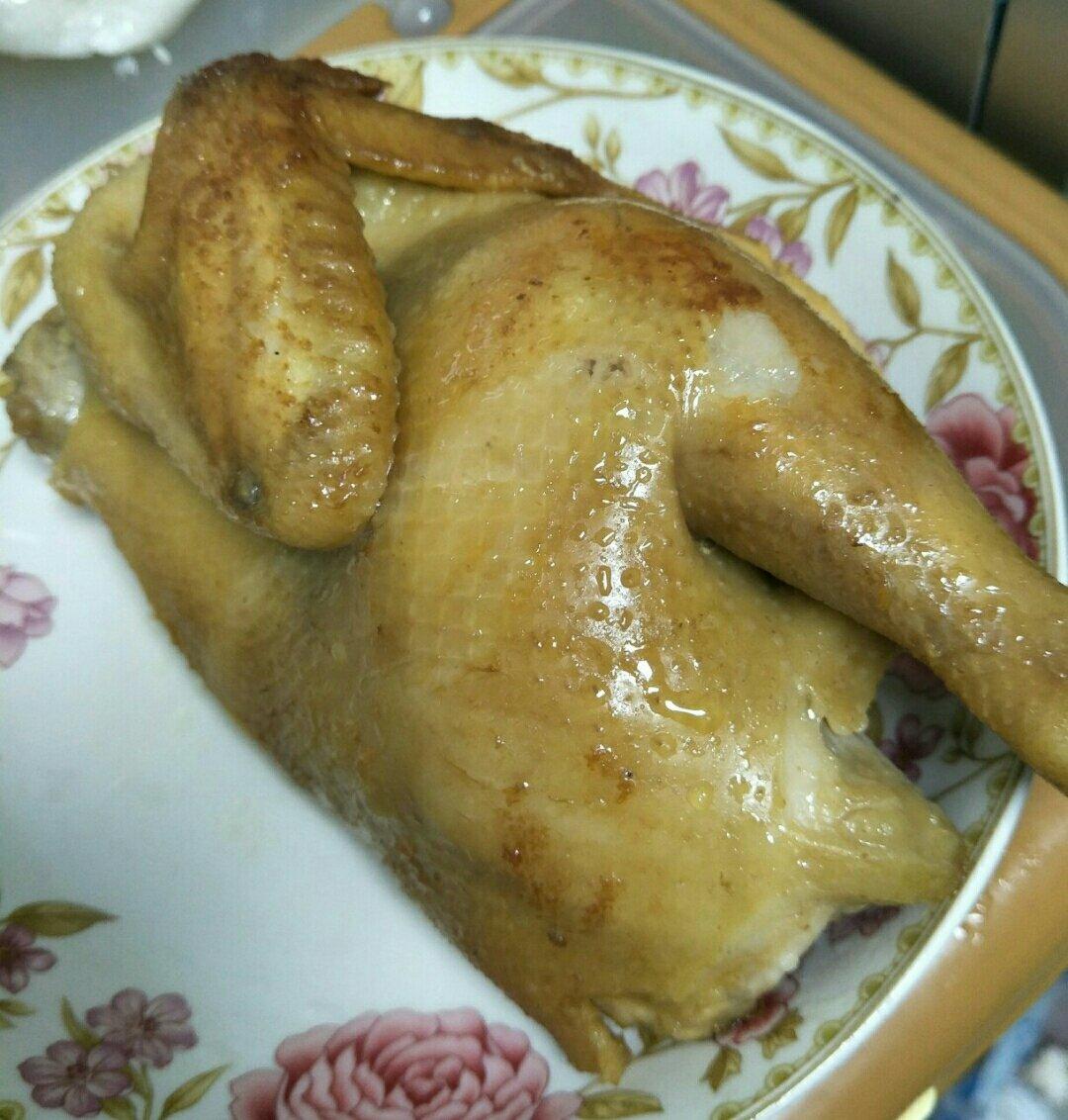 katy仙做的电饭煲版盐焗鸡