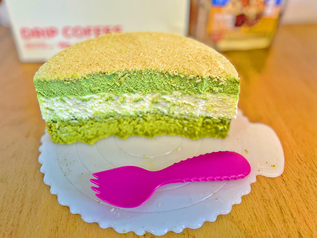 抹茶牛乳冻芝士蛋糕🍰丝滑绵密入口即化