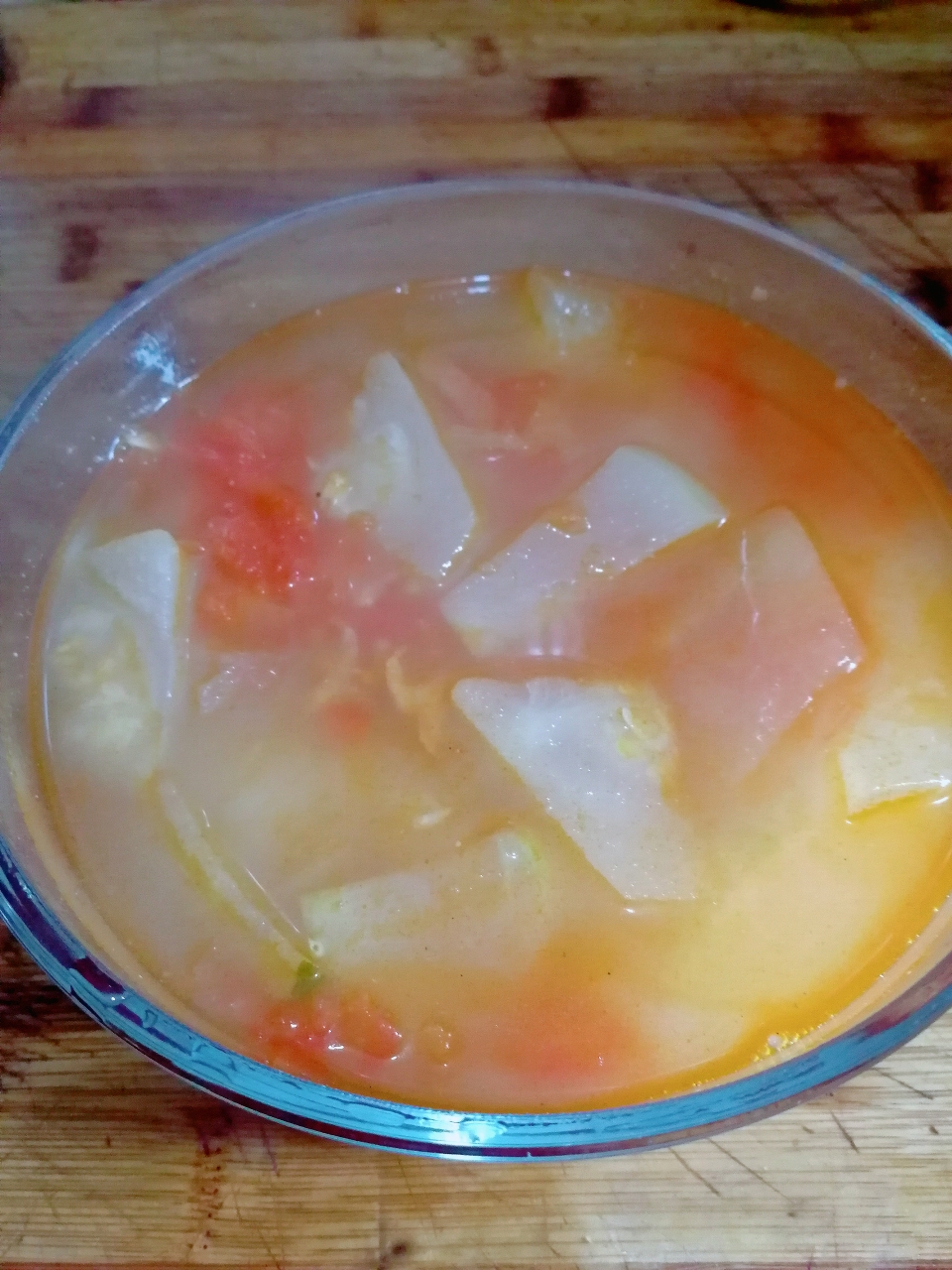 番茄海米冬瓜汤