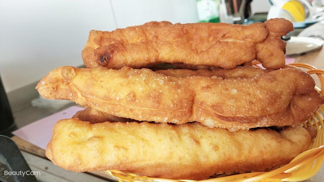 自制无泡打粉油条