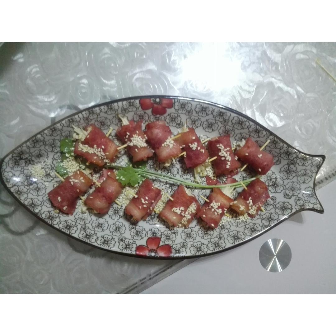 香烤培根金针菇
