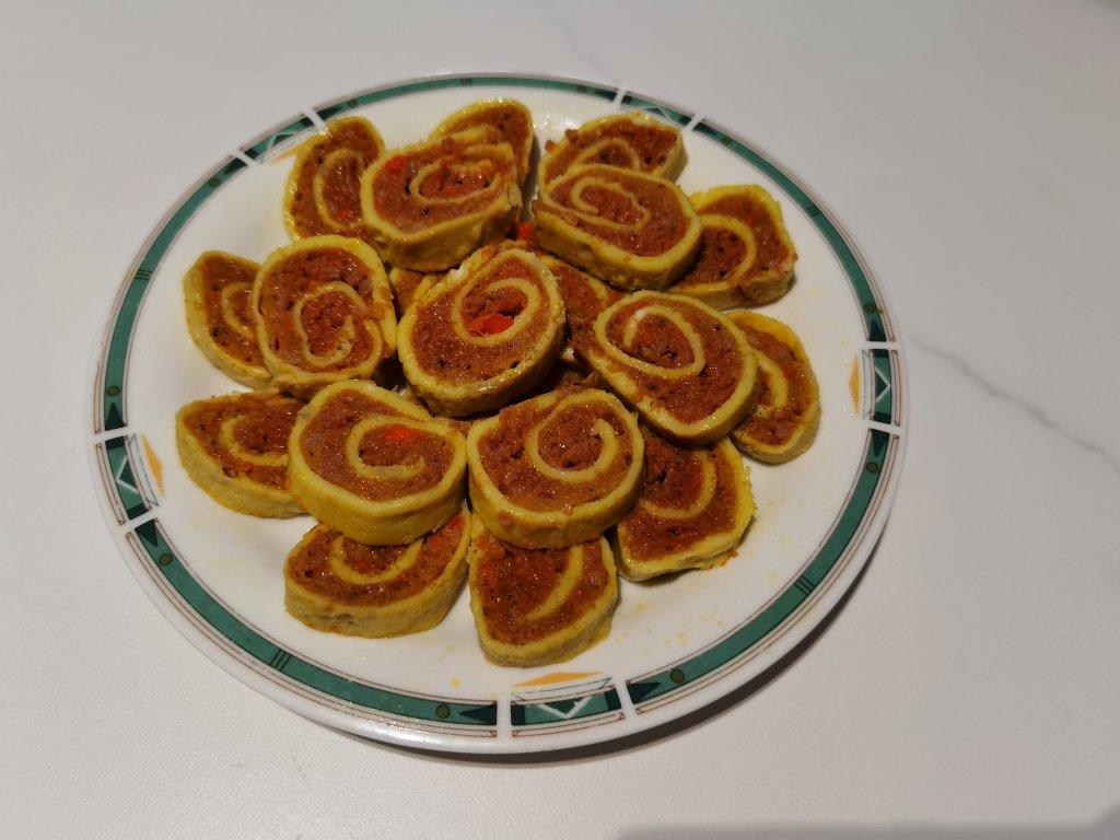 鲜虾鸡蛋卷宝宝辅食精华一岁以上宝宝