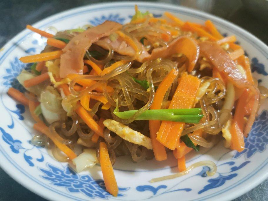 潮汕风味 炒番薯粉