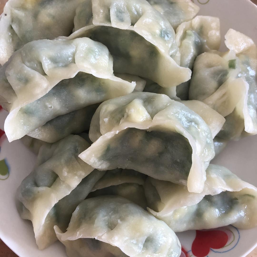 烫面蒸饺/盒子（韭菜鸡蛋虾皮）的做法 步骤19