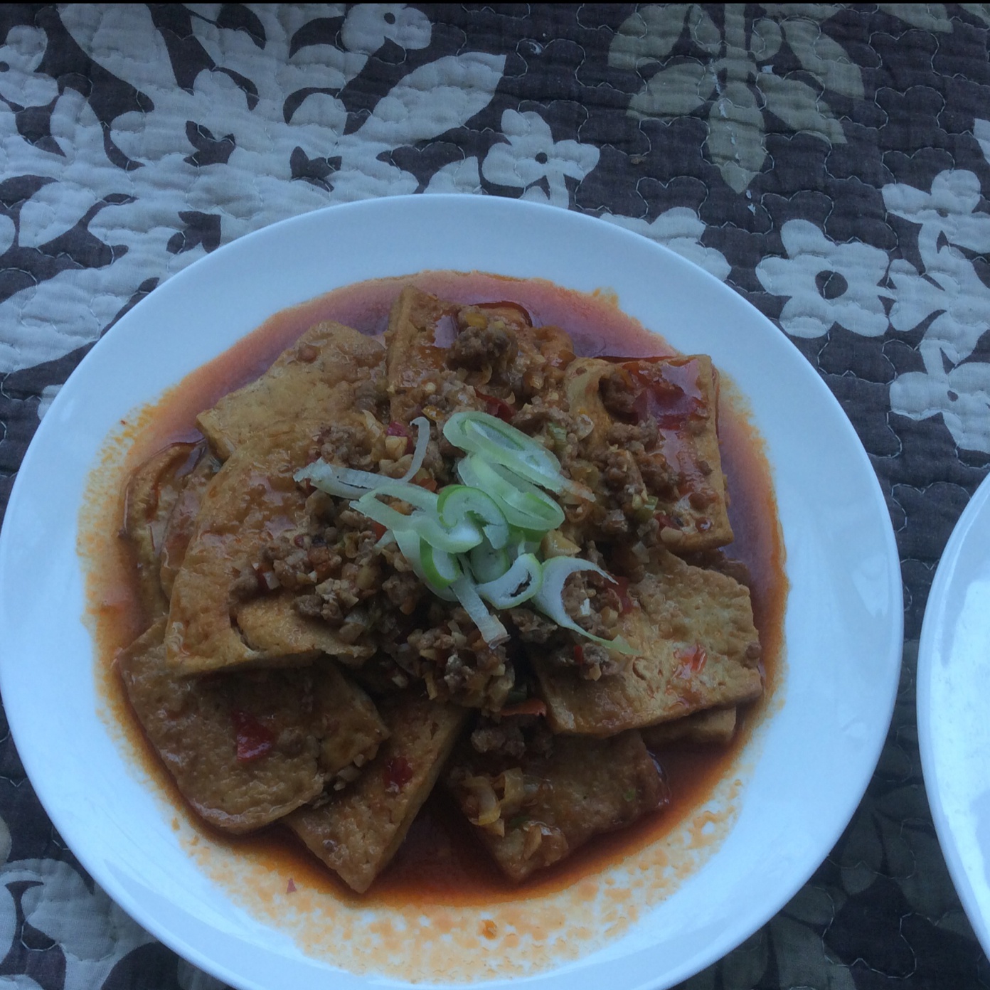 鱼香煎豆腐