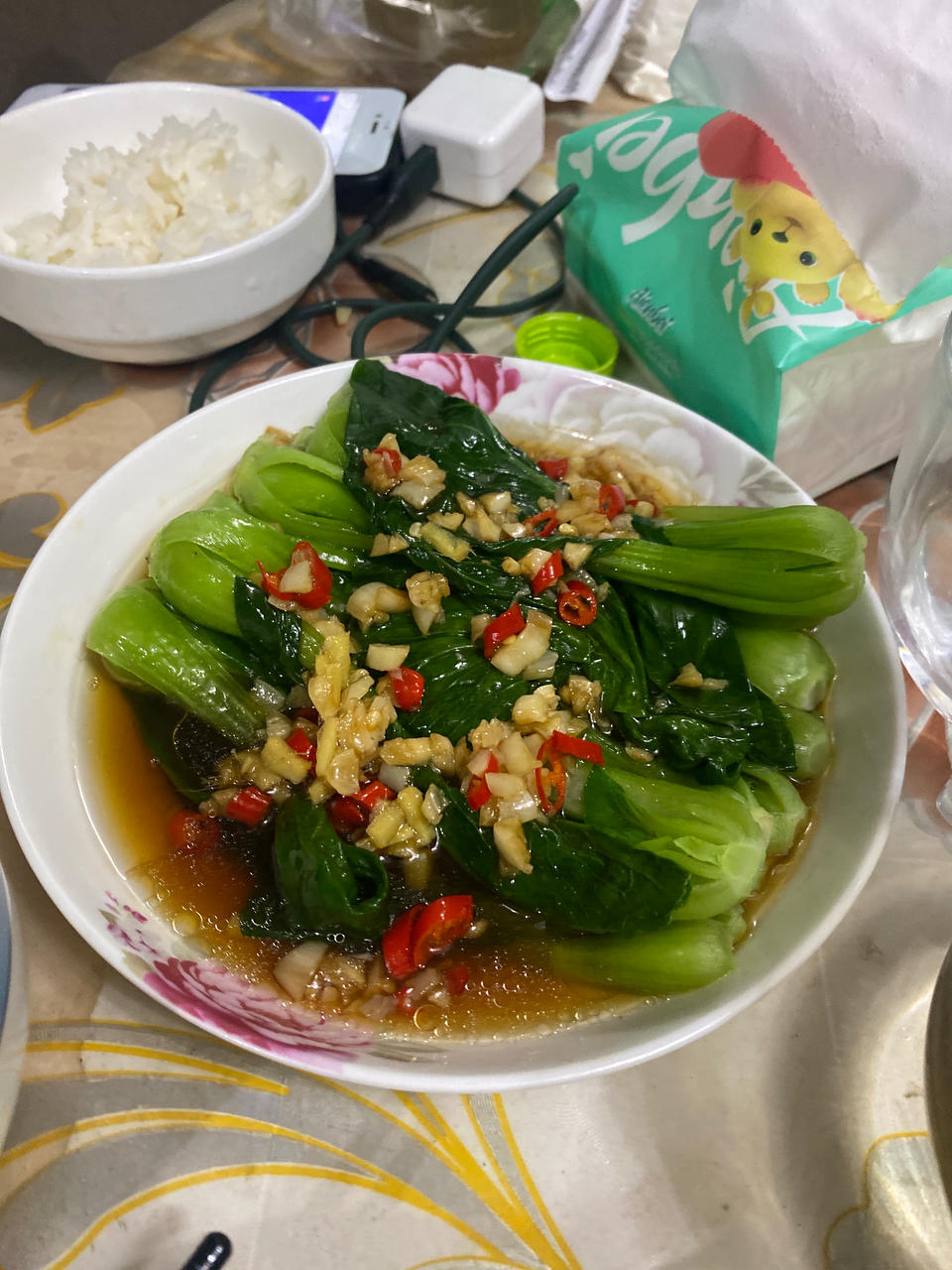白灼上海青