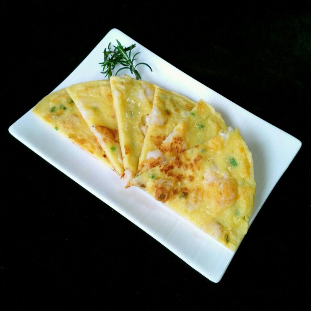 君君love烘焙做的虾仁鸡蛋饼