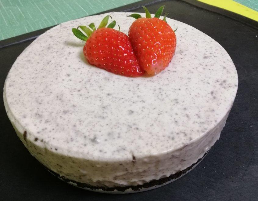 【奥利奥冻芝士蛋糕】拯救新手的免烤美味甜点