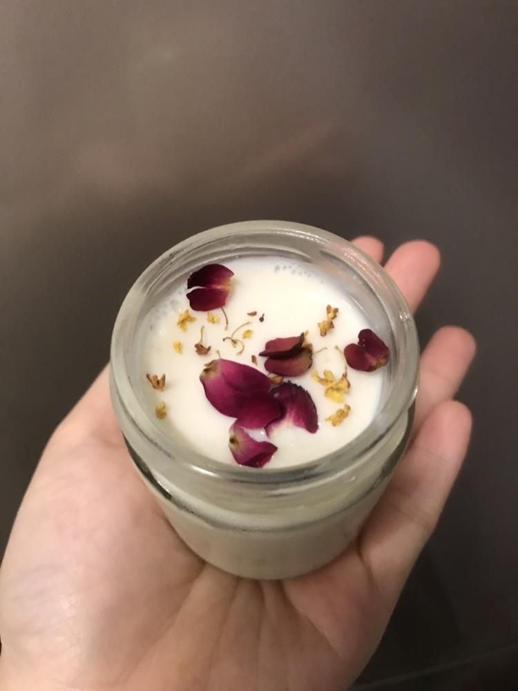 鱼胶玫瑰奶冻0腥味（花胶布丁）